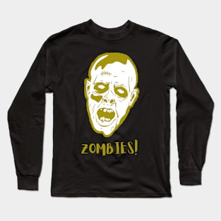 Spooky Zombie Apparel Long Sleeve T-Shirt